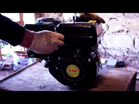 პერმის ტრაქტორი - ძრავის შეცვლა  Hand Tractor Changing Engine